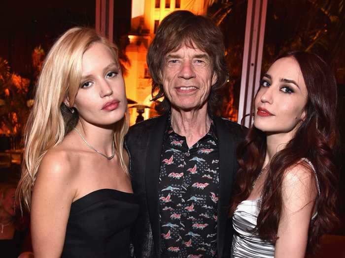 Mick Jagger has eight kids, five grandchildren, and one great-grandchild.