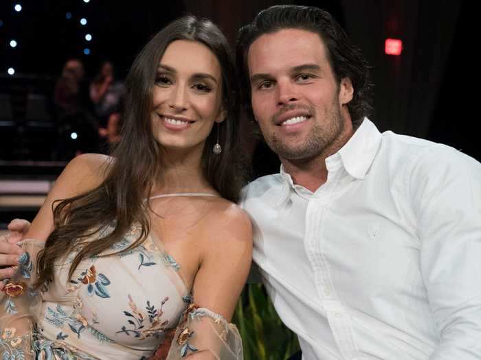 Kevin Wendt and Astrid Loch broke up on the penultimate episode of the most recent season of "Bachelor in Paradise," but got back together at the reunion. They got engaged in August 2019.