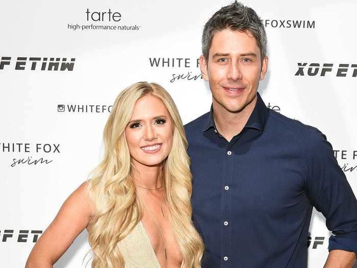 Arie Luyendyk and Lauren Burnham got engaged on the "After the Final Rose" special, after Luyendyk shocked the world by dumping his then-fiancée Becca Kufrin on live television. They welcomed their first child in May 2019.