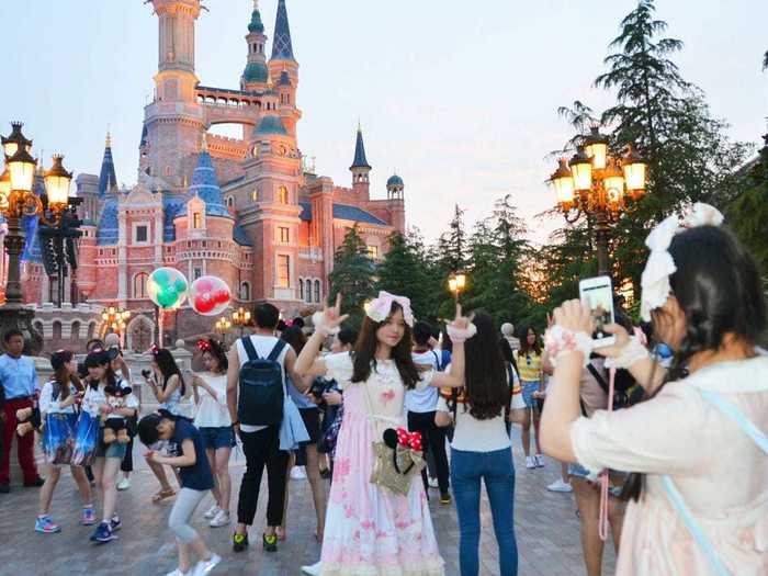 Disneyland Shanghai had a capacity of 80,000 visitors before it temporarily shut down in January.