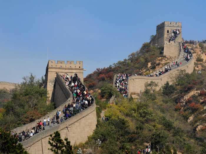 The Great Wall of China is one of the country