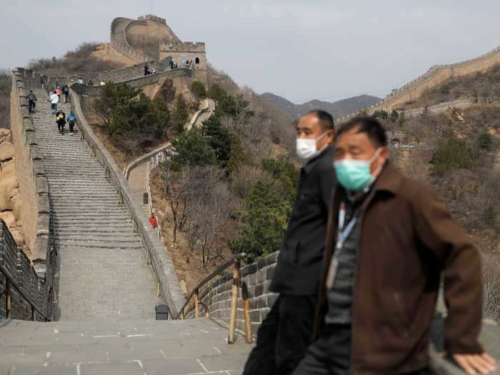 The wall reopened, and visitors are required to wear masks and have temperature checks.