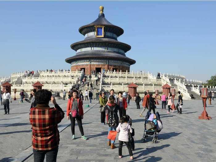 The Temple of Heaven in Beijing is one of the city