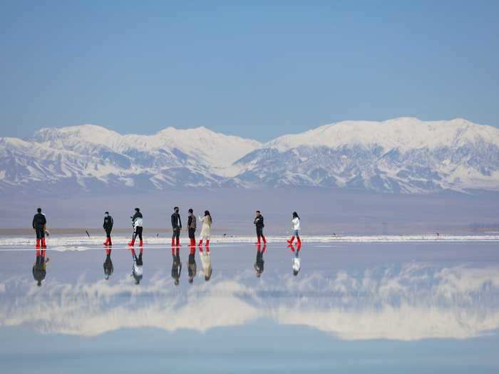 Now, only domestic travelers visit the salt flats.