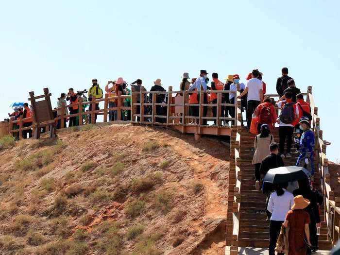 After lockdowns lifted, tourists still flocked to the park when it reopened.