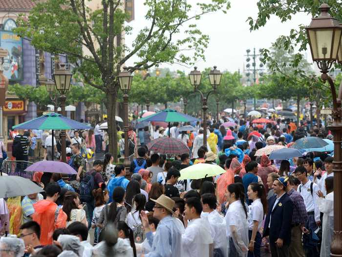 In 2016, the streets and rides inside Shanghai Disneyland looked very different before the coronavirus pandemic.