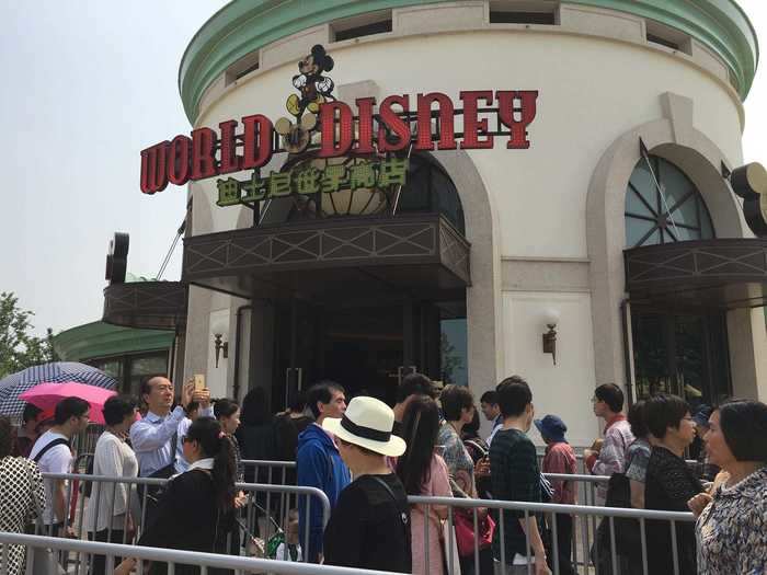 Busy souvenir shops and park rides used to have crowded lines as customers waited.