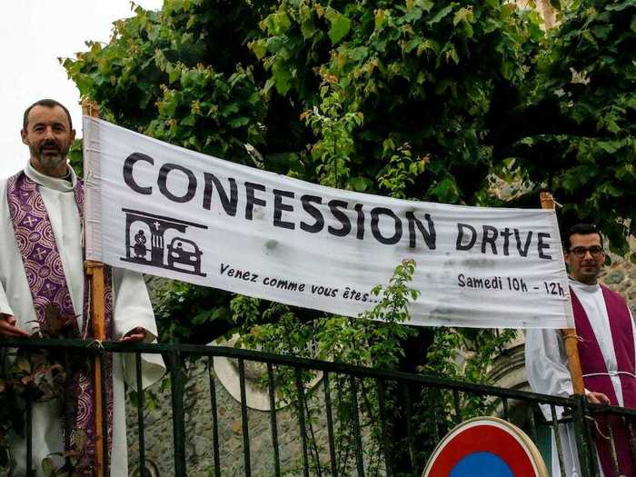 And Catholic churches still hold confessions.