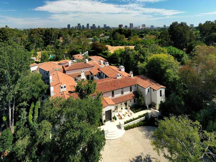 The 1.7-acre property, known as the Bellagio Estate, is located in the wealthy enclave of Bel Air.