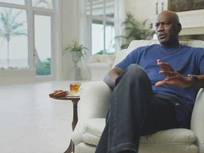 Michael Jordan refused to be interviewed in his own home. Instead, he was filmed in three different houses