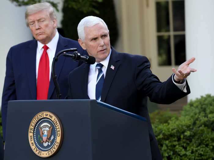 There have also been reports that President Trump and Mike Pence will be separated from one another for the time being. The two have not been seen together since Thursday.