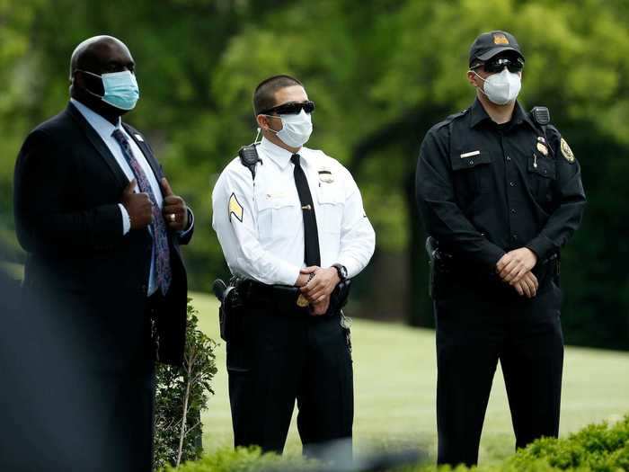 Additionally, the Secret Service is reportedly being told to wear face masks any time they come into contact with the President.