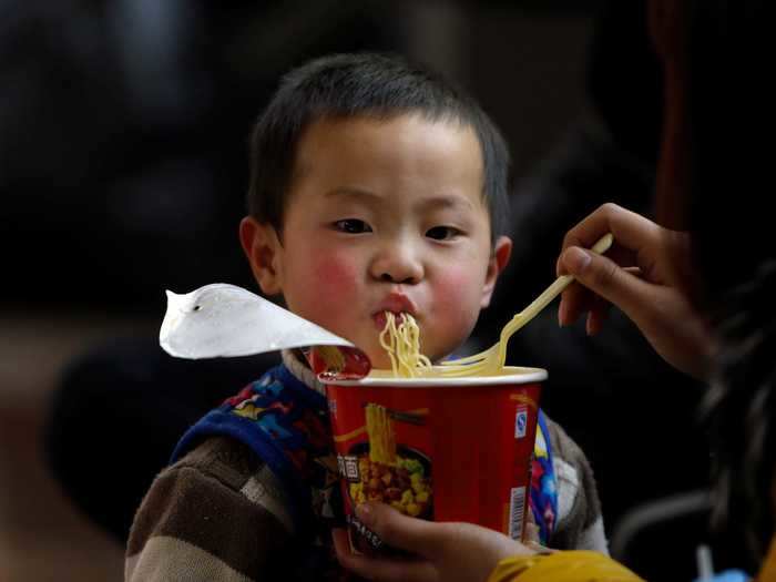 Approximately 103 billion servings of instant noodles are eaten worldwide every year.