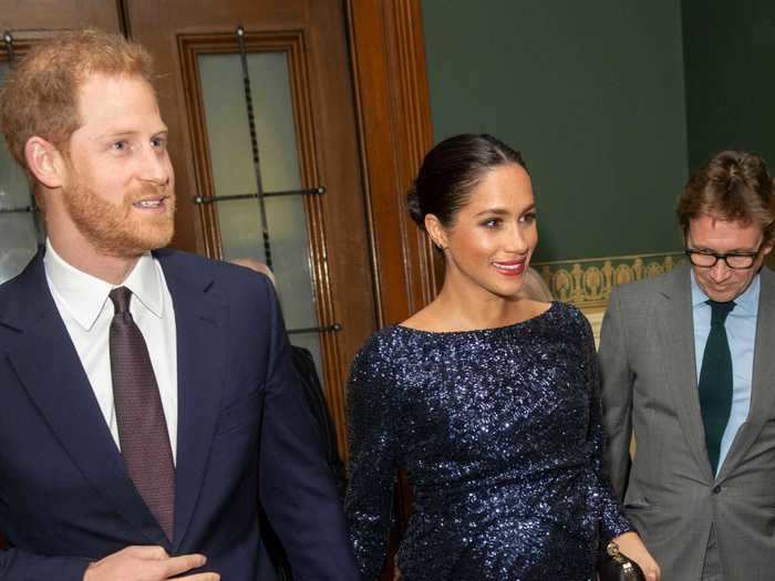 Meghan and Harry matched at the 2019 premiere of Cirque du Soleil