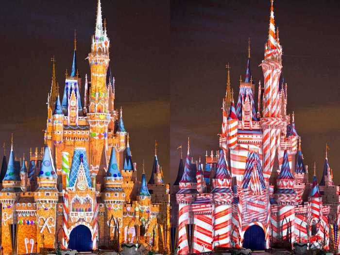 In 2011, Disney World introduced a nighttime show that saw Cinderella Castle covered in projections.