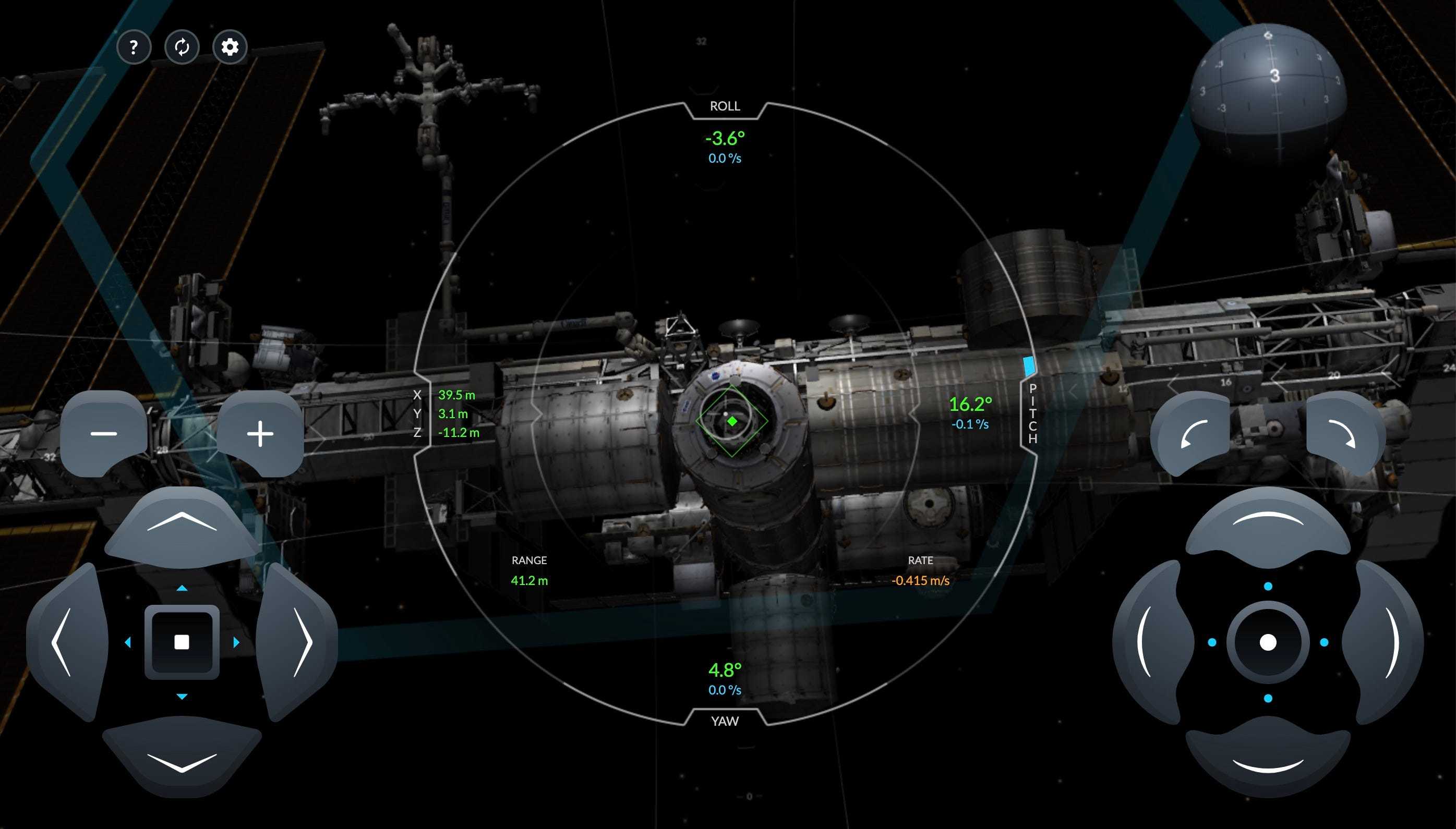 spacex crew dragon spaceship video game flight simulator docking controls international space station iss sim