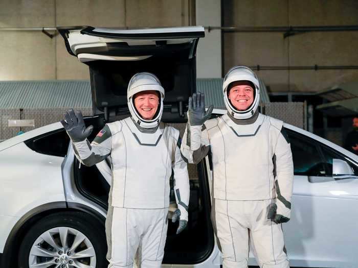 If the test-firing goes well, Behnken and Hurley will drive out to the launchpad on May 23 to conduct a full launch dress rehearsal with SpaceX to ensure everyone and everything is ready for flight.