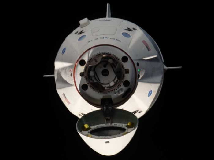 Crew Dragon will pull up to a spot about 220 meters (722 feet) in front of the ISS.