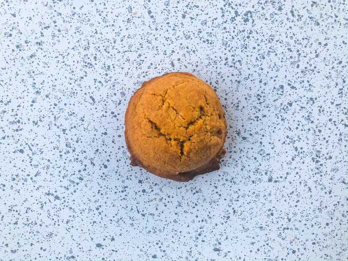 Too much flour can result in cookies that look like scoops of ice cream.