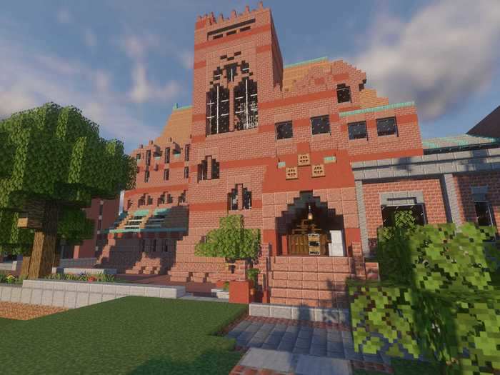 Building a virtual campus: Students at the University of Pennsylvania recreated their campus in "Minecraft," a video game where you can build worlds.