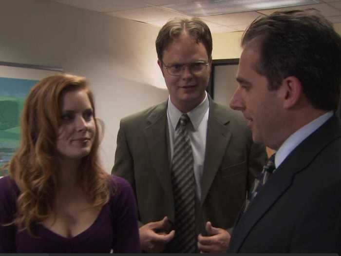Amy Adams appeared on "The Office" as Katy right before her career skyrocketed.