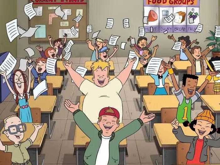 "Recess" was a cartoon show about elementary-school friends growing up together.