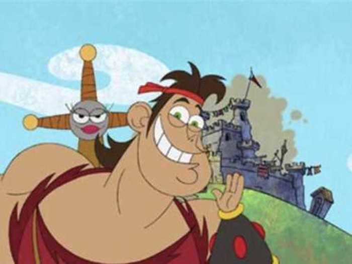 "Dave the Barbarian" was a cartoon about a sweet barbarian.