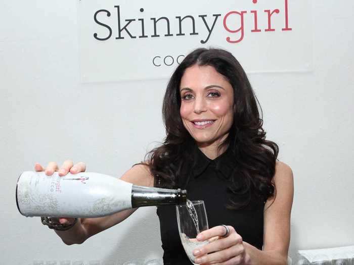 Reality star Bethenny Frankel founded Skinnygirl. It started as an alcohol brand, but now includes snacks, salad dressing, and popcorn.