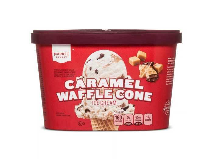 Target market pantry caramel waffle cone