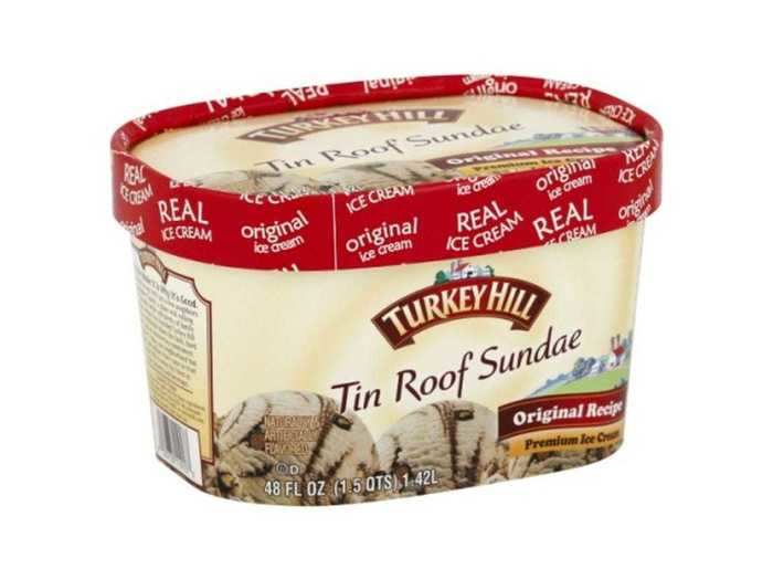 Turkey Hill tin roof sundae