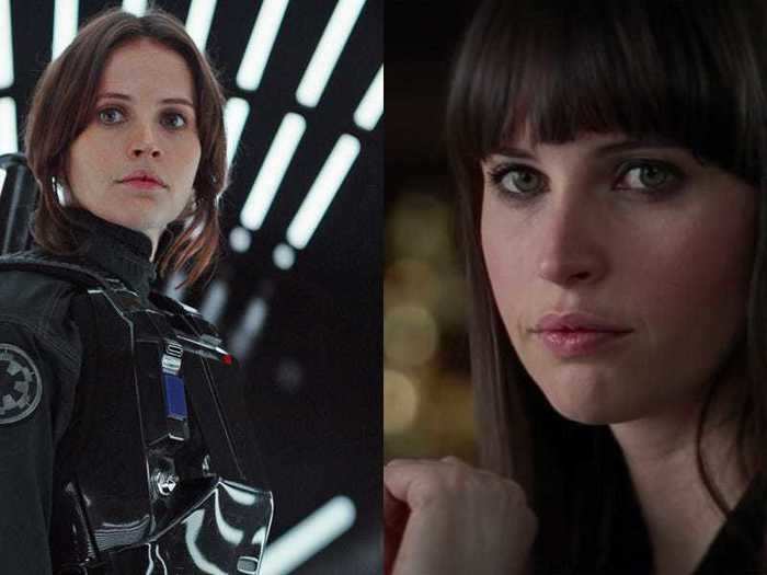 Before Felicity Jones played Jyn Erso in "Rogue One," she was in a "Spider-Man" movie.