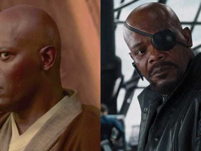 Samuel L. Jackson not only played Mace Windu in the "Star Wars" prequels, but was the man who brought together the Avengers.