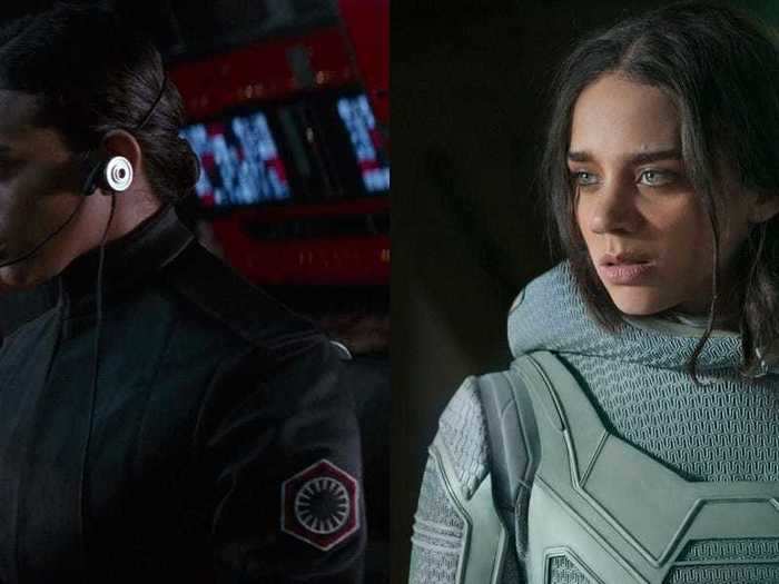 Hannah John-Kamen upgraded from a minor role in "The Force Awakens" to playing the "Ant-Man and the Wasp" villain.