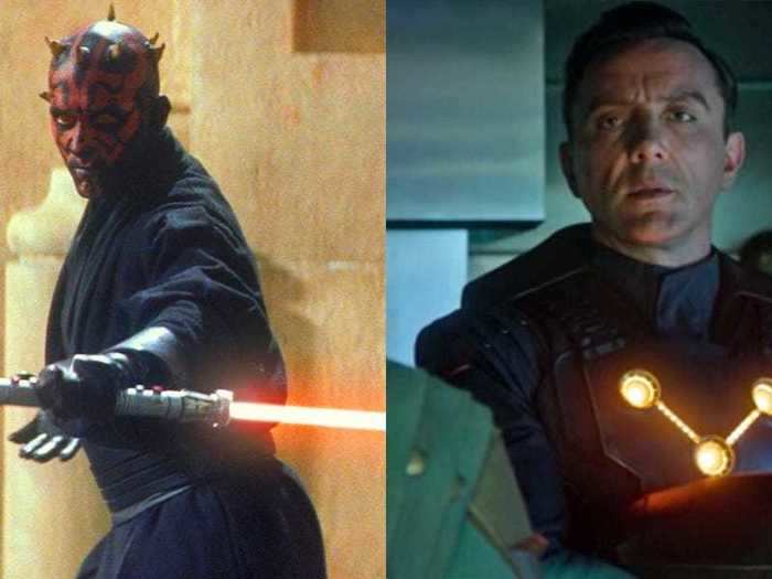 Peter Serafinowicz voiced Darth Maul in "The Phantom Menace" and was briefly seen in "Guardians of the Galaxy."