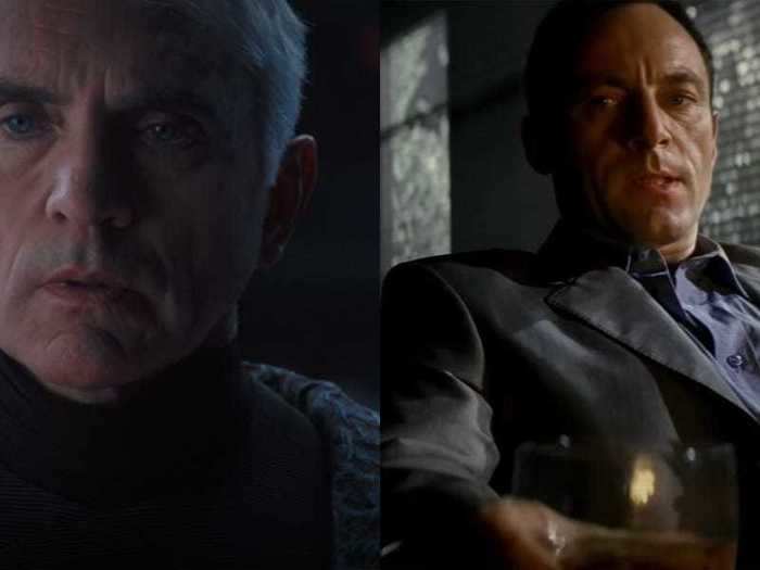 Terence Stamp appeared in "The Phantom Menace" before he trained Elektra in the 2005 film.