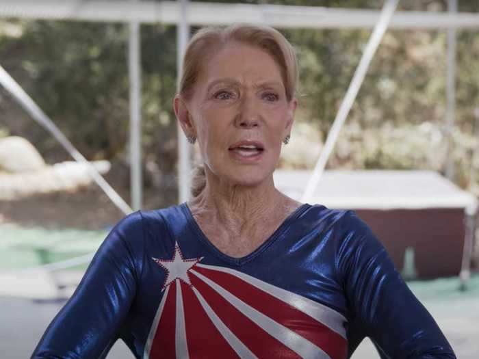 Betty Goedhart is the oldest female performing flying trapeze artist.