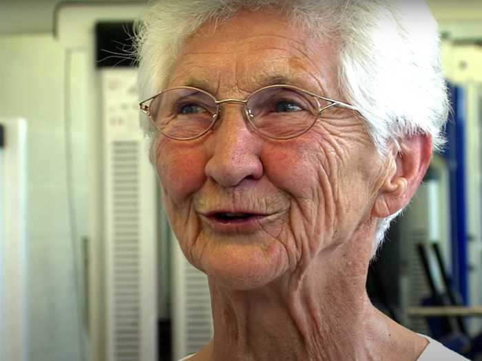 At 94 years old, Johanna Quaas is the oldest gymnast in the world.