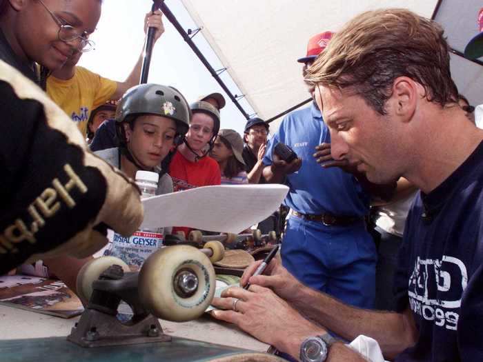 Tony Hawk is a legendary skateboarder — and now businessman and philanthropist — known for being the first ever to land a highly technical 900-degree aerial spin.