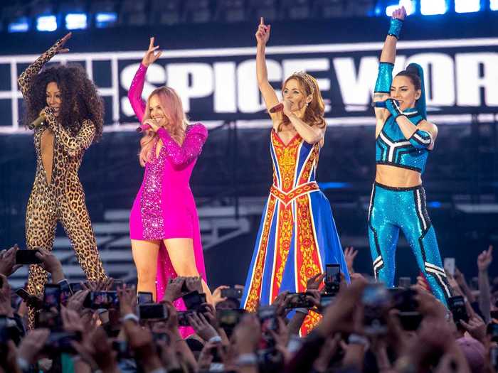 The Spice Girls have reunited at various times over the last two decades, though rarely with all five members.