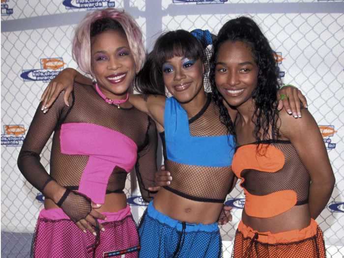 TLC had nine Top 10 hits during the 