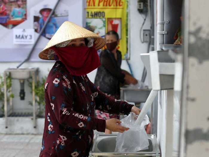 Volunteers across Vietnam rallied together to feed their community using rice ATMs.