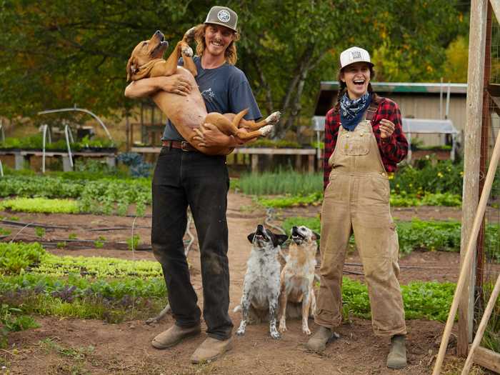 Logan and Cheezy met in 2014 in Austin, Texas. Logan told Business Insider that they bonded over their shared dream of living off the grid and obtaining self-efficiency.