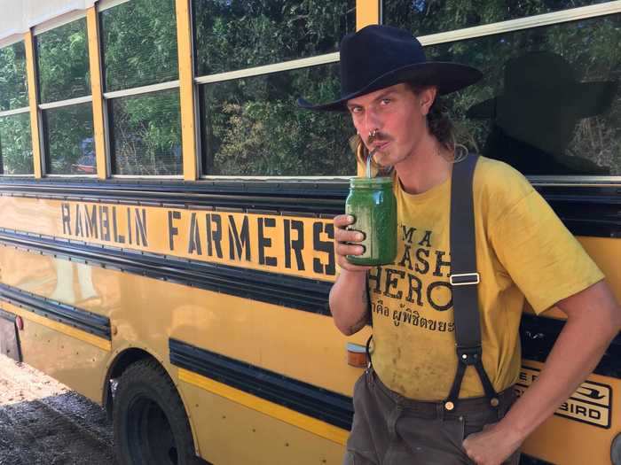 But Logan explained that they have no intentions of settling down any time soon. For now, they have found a way to merge farming and travel through their freelance farmhand business, Ramblin Farmers.