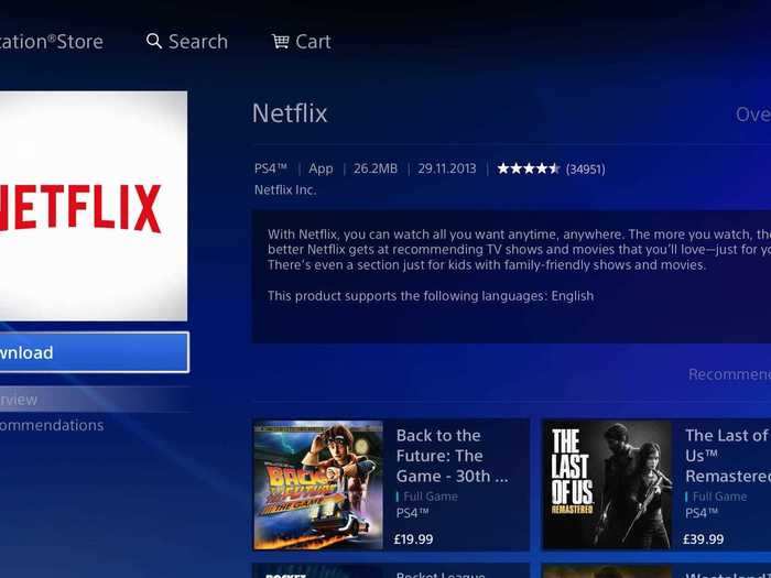 And on top of all the games — which can easily consume hundreds of hours of your time — the PlayStation 4 is also a complete streaming device, great for watching apps like Netflix, YouTube, or Twitch. Compared to the Nintendo Switch in this way, which only has Hulu and YouTube, the PlayStation 4 feels like a more complete entertainment offering.