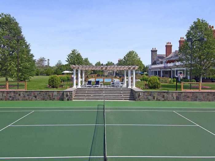 To top it all off, the Sandcastle estate boasts its own sunken tennis court.