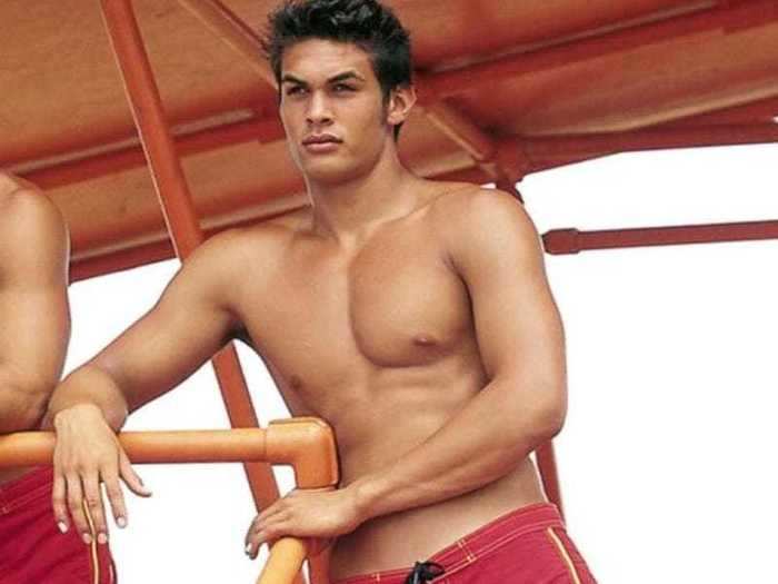 Before he was Aquaman, Jason Momoa began his career as a swoon-worthy lifeguard on "Baywatch."