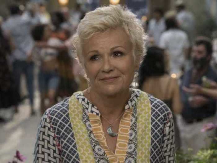 Julie Walters had to take a day off filming "Mamma Mia! Here We Go Again" to be named Dame Commander at Buckingham Palace.