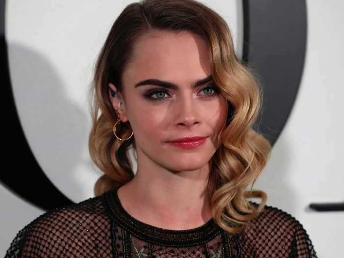 Cara Delevingne struggled with depression as a teenager.