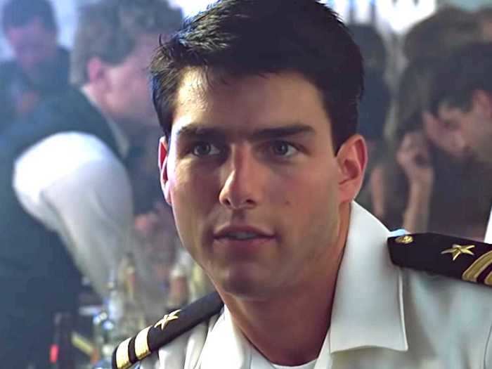 Tom Cruise starred as a lieutenant named Pete "Maverick" Mitchell.