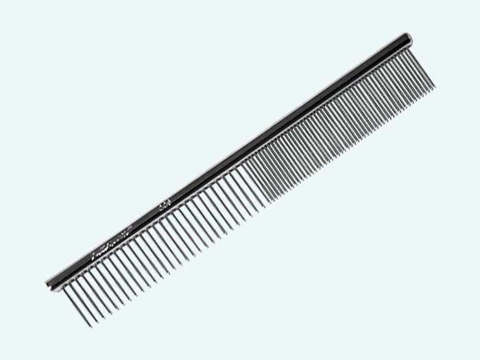 A sturdy metal comb for removing knots